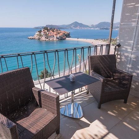 Ferienwohnung Private Penthouse Djurasevic Sveti Stefan Exterior foto