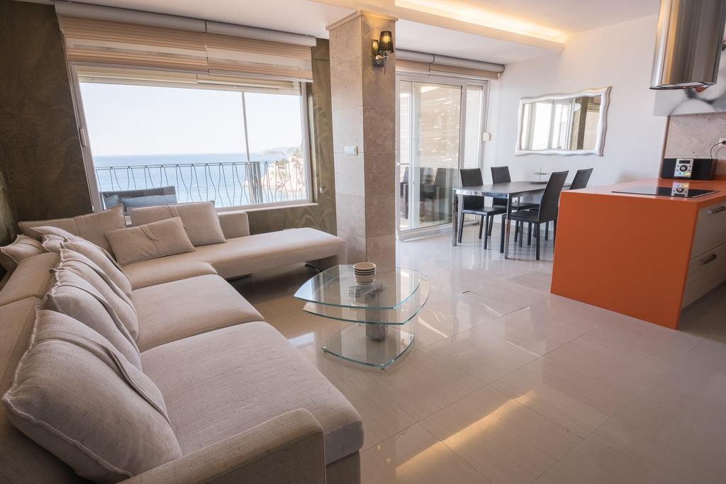Ferienwohnung Private Penthouse Djurasevic Sveti Stefan Exterior foto
