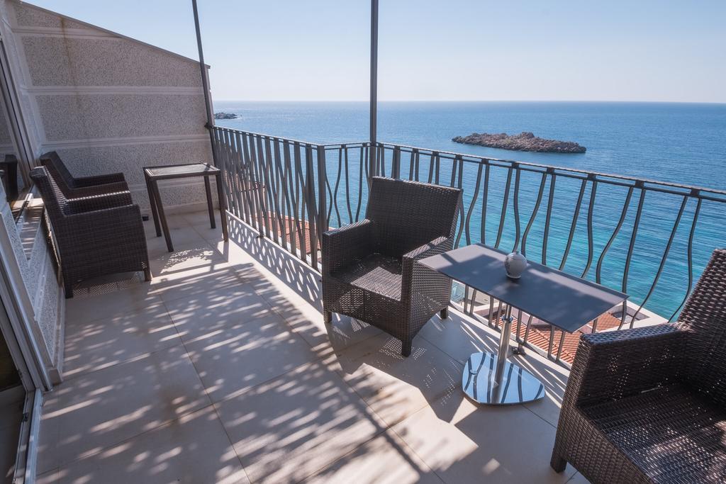 Ferienwohnung Private Penthouse Djurasevic Sveti Stefan Exterior foto